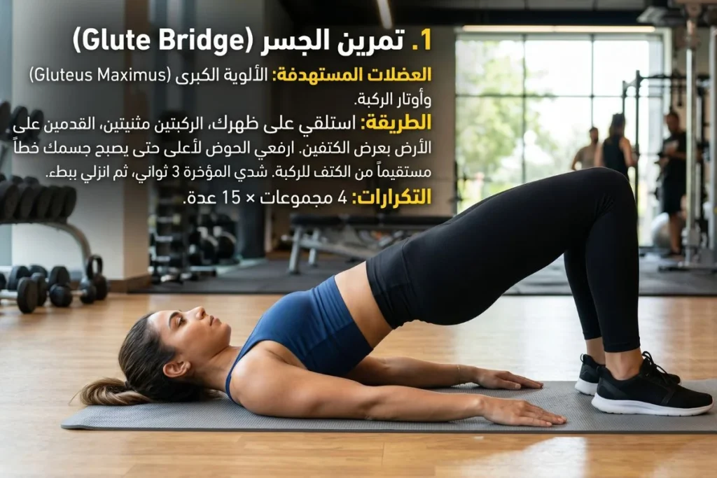 تمارين الأرداف والمؤخرة للنساء