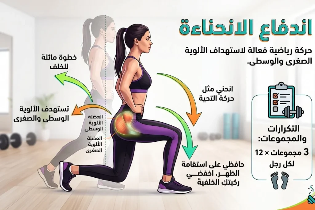 تمارين الأرداف والمؤخرة للنساء