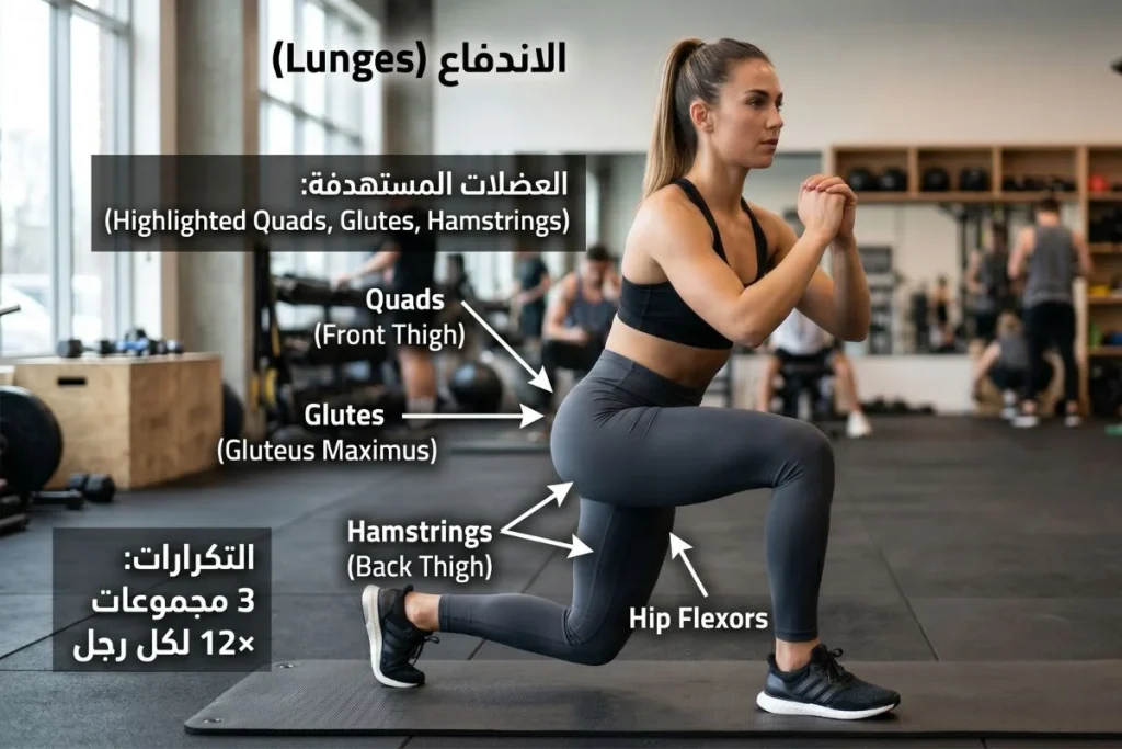 تمارين الأرداف والمؤخرة للنساء
