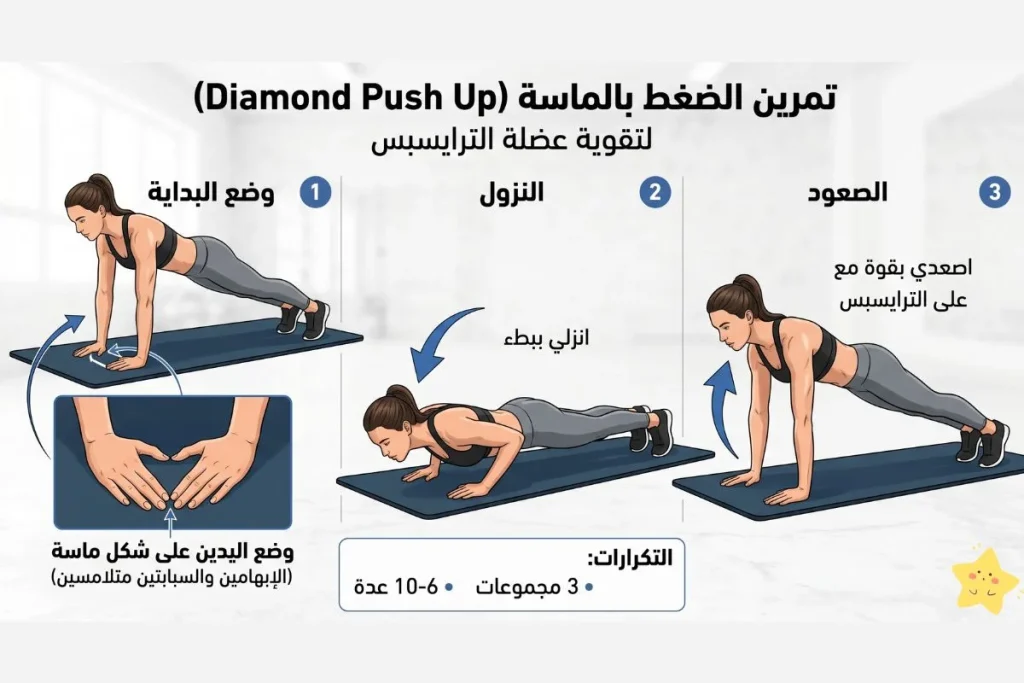 تمارين شد الذراعين للنساء