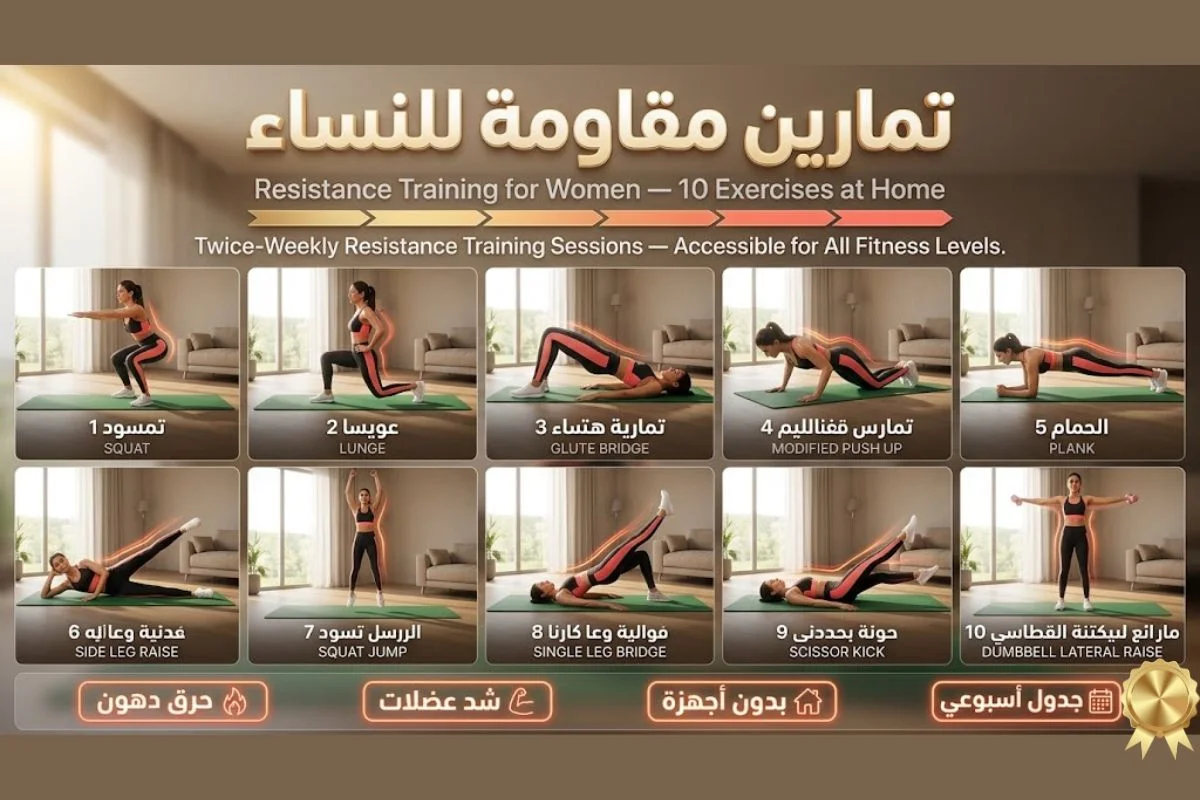 فوائد تمارين المقاومة للنساء