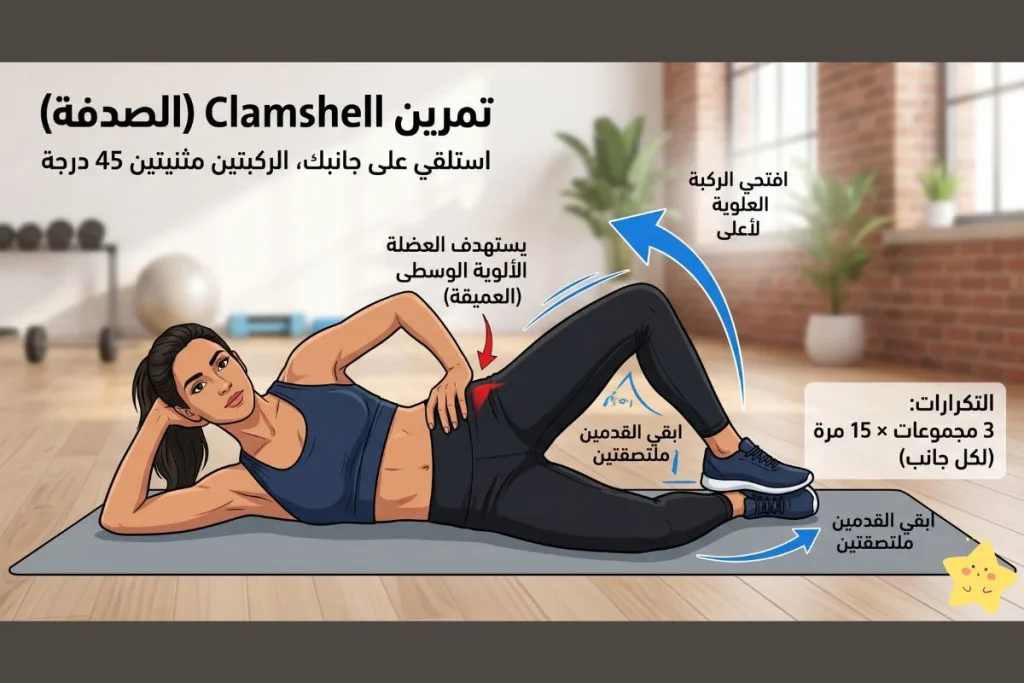 تمارين الأرداف والمؤخرة للنساء