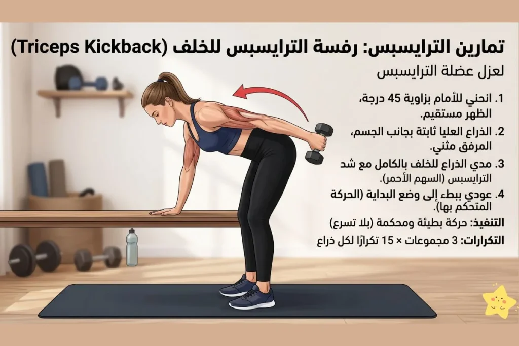 تمارين شد الذراعين للنساء