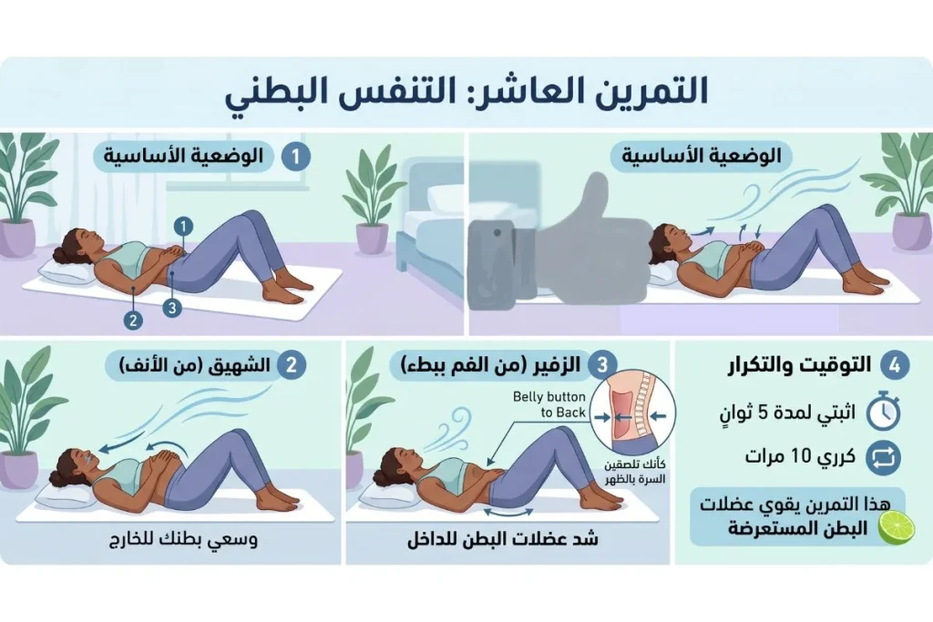 تمارين إزالة الكرش بعد الأربعين للنساء