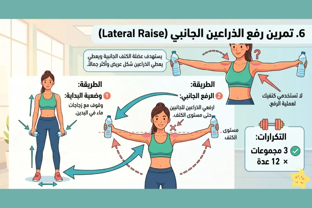 تمارين شد الذراعين للنساء