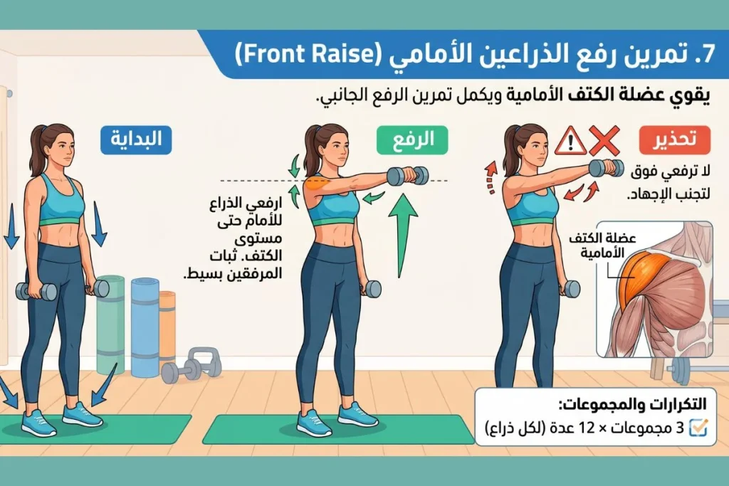 تمارين شد الذراعين للنساء