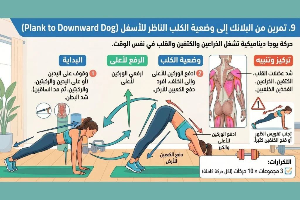 تمارين شد الذراعين للنساء