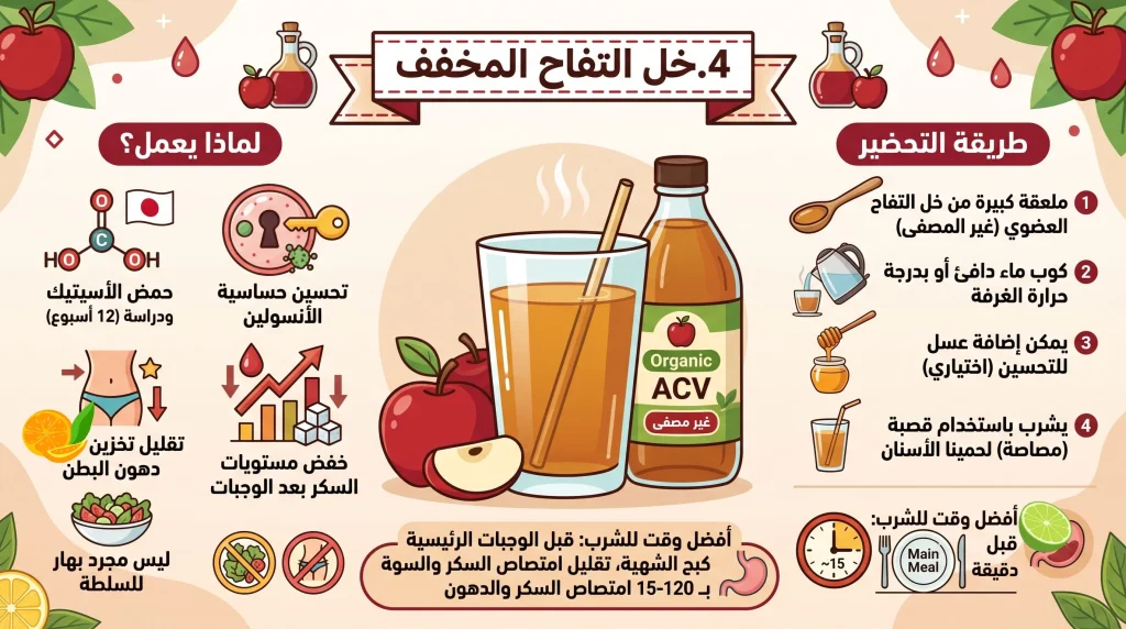 أفضل مشروبات لحرق دهون البطن